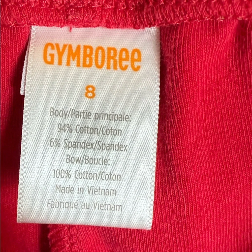 Gymboree Red Pajama Set Cozy Sleepwear/size 8